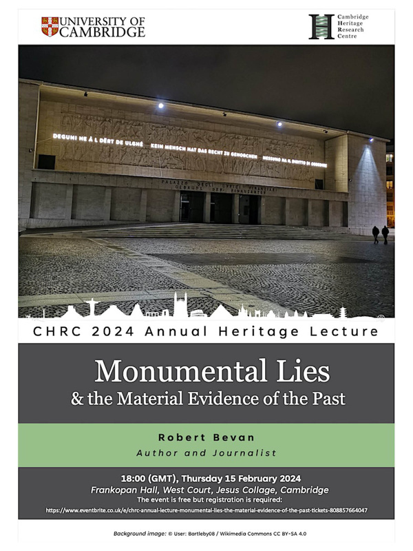 M Bevan Lecture Poster