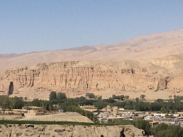 View from Buddha niches