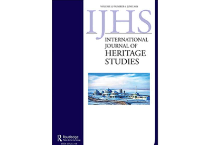 International Journal Of Heritage Studies Cover