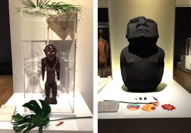 Offerings presented before taonga at Oceana RA 2018